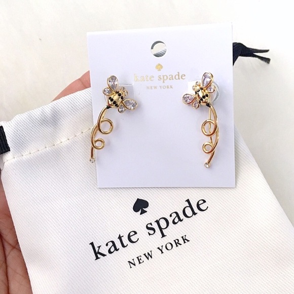 kate spade Jewelry - ♠️ Kate Spade Bee Ear Pin Earrings